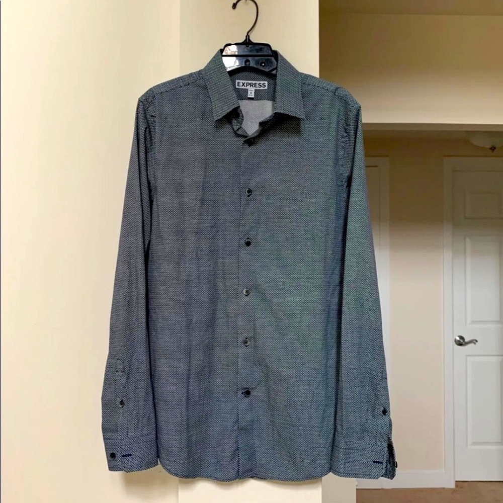 mens dress shirt express size medium